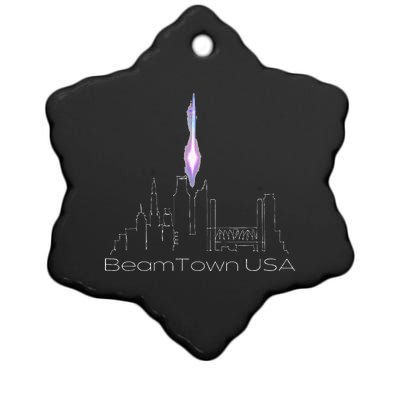 Beamtown Usa Sacramento Basketball Ceramic Star Ornament