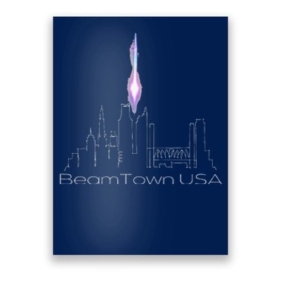 Beamtown Usa Sacramento Basketball Poster