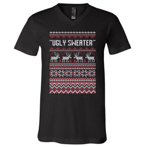 Barstool Ugly Sweater V-Neck T-Shirt