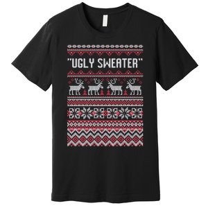 Barstool Ugly Sweater Premium T-Shirt