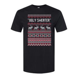 Barstool Ugly Sweater Softstyle CVC T-Shirt