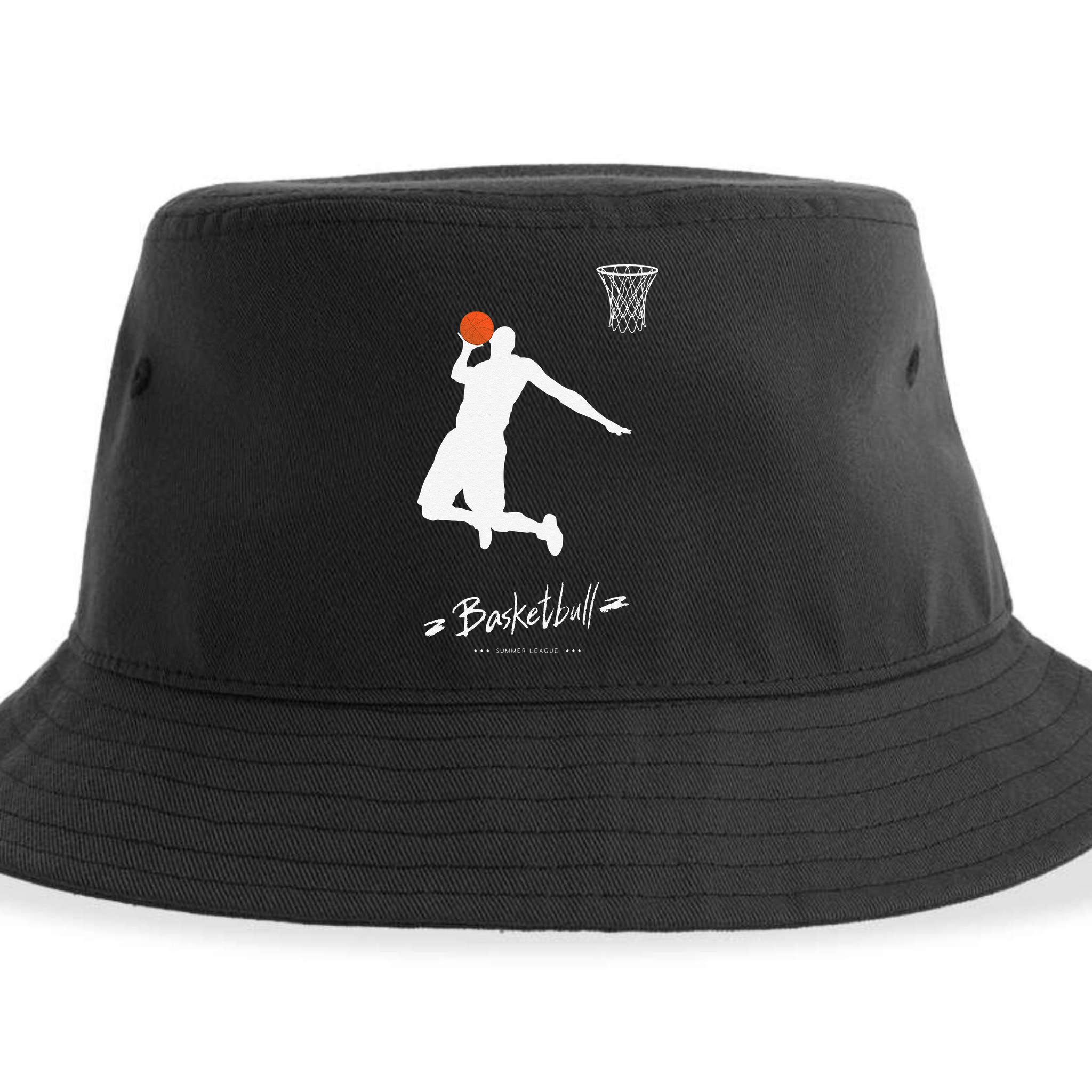 Basketball USA Summer League Basketball Lover Sustainable Bucket Hat