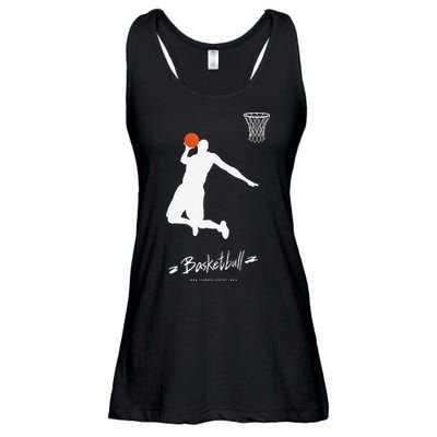 Basketball USA Summer League Basketball Lover Ladies Essential Flowy Tank