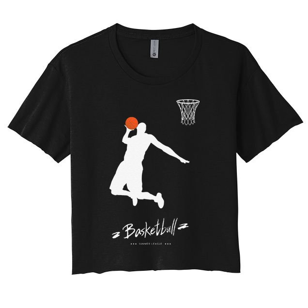Basketball USA Summer League Basketball Lover Crop Top