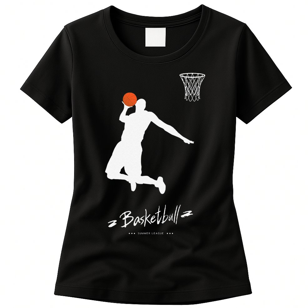Basketball USA Summer League Basketball Lover Womens T-Shirt