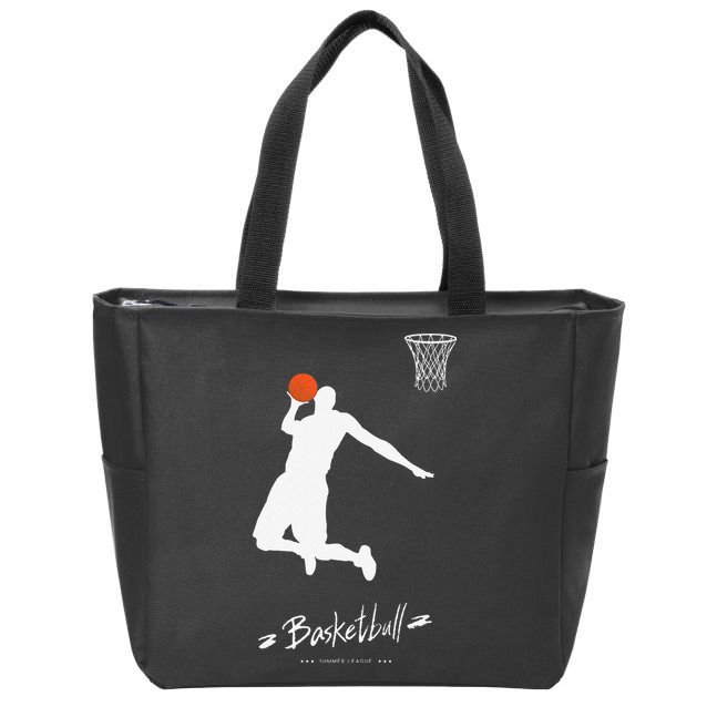 Basketball USA Summer League Basketball Lover Zip Tote Bag