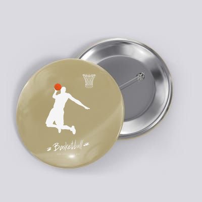 Basketball USA Summer League Basketball Lover Button