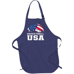 Basketball USA Support The Flag Dream Full-Length Apron With Pockets