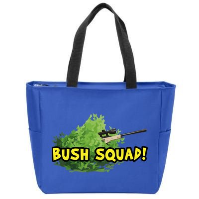 Bush Squad Sniper Zip Tote Bag