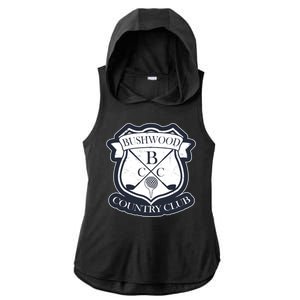 Bushwood Country Club Ladies PosiCharge Tri-Blend Wicking Draft Hoodie Tank