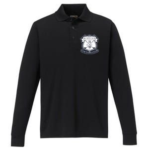 Bushwood Country Club Performance Long Sleeve Polo