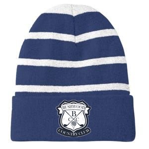 Bushwood Country Club Striped Beanie with Solid Band