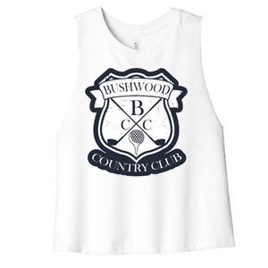 Bushwood Country Club Women's Racerback Cropped Tank