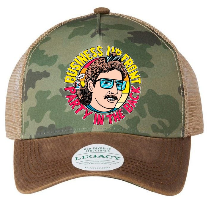 Business Up Front Party In The Back Legacy Tie Dye Trucker Hat
