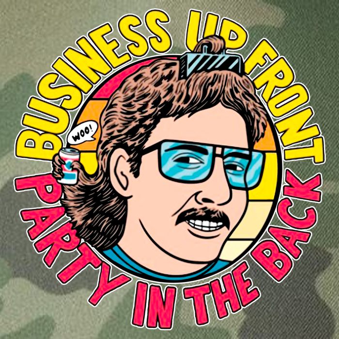 Business Up Front Party In The Back Legacy Tie Dye Trucker Hat