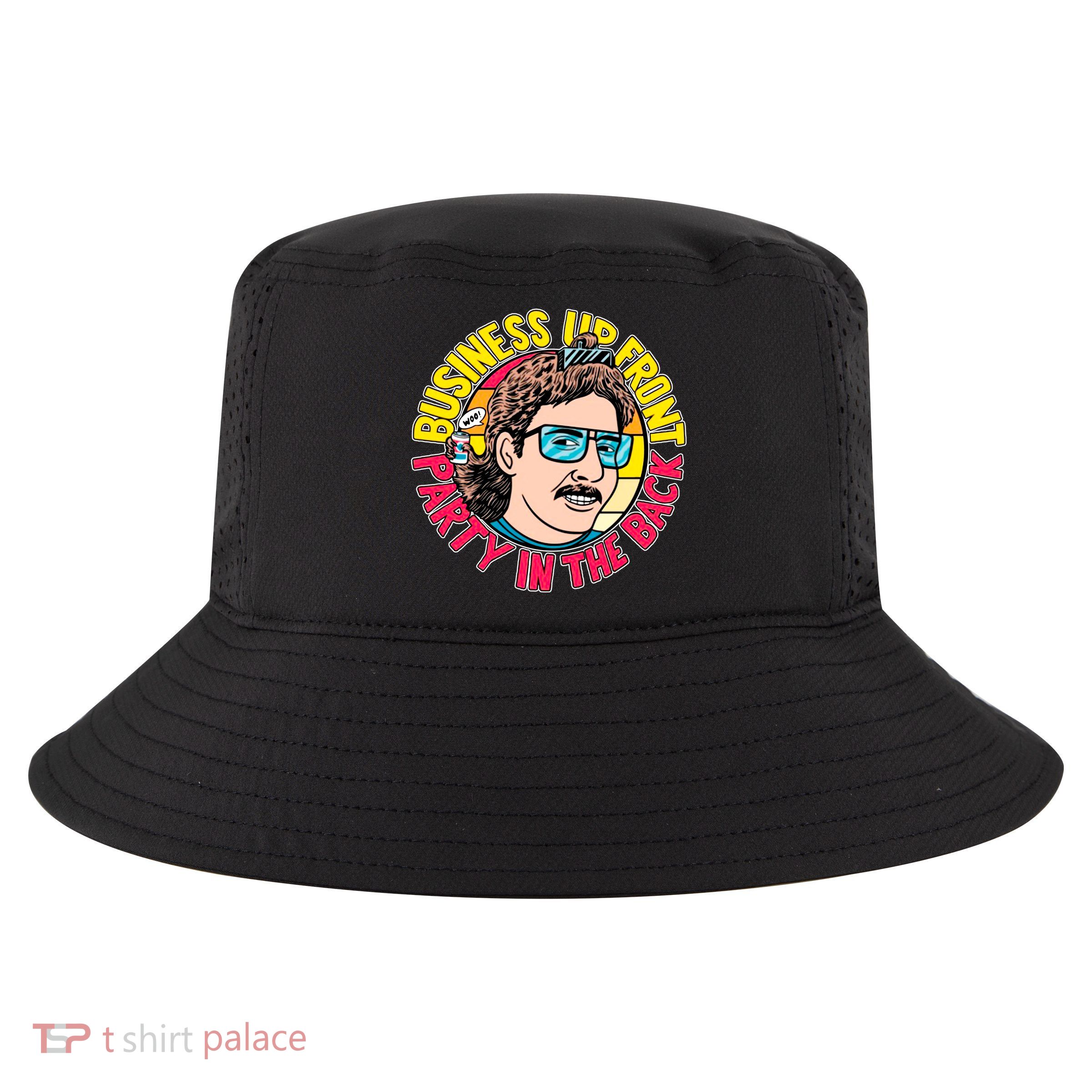 Business Up Front Party In The Back Cool Comfort Performance Bucket Hat