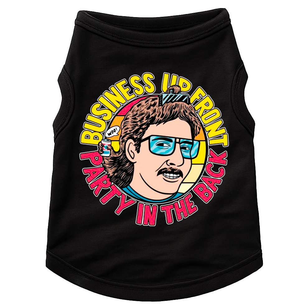 Business Up Front Party In The Back Doggie Tank