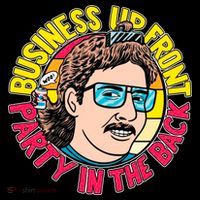 Business Up Front Party In The Back City Backpack