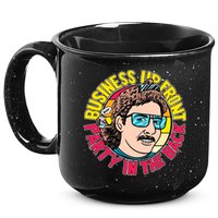 Business Up Front Party In The Back 15oz Campfire Ceramic Mug