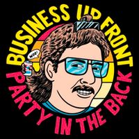 Business Up Front Party In The Back 16oz Travel Tumbler