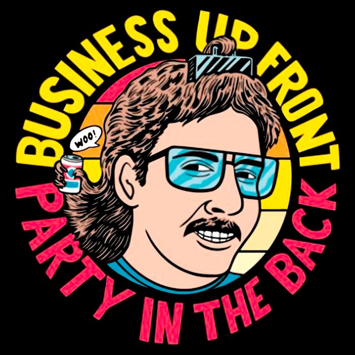 Business Up Front Party In The Back 16oz Travel Tumbler