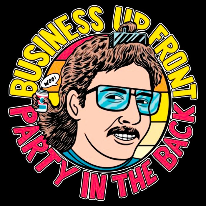 Business Up Front Party In The Back PosiCharge Competitor Tank