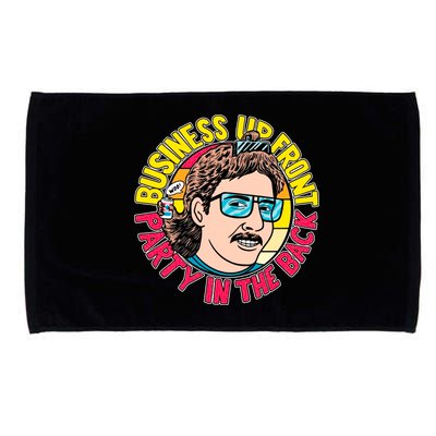 Business Up Front Party In The Back Microfiber Hand Towel