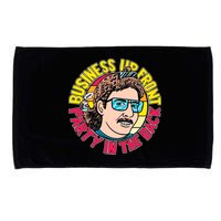 Business Up Front Party In The Back Microfiber Hand Towel