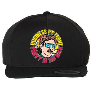 Business Up Front Party In The Back Wool Snapback Cap