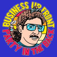 Business Up Front Party In The Back 16 in Basic Backpack