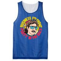 Business Up Front Party In The Back Mesh Reversible Basketball Jersey Tank