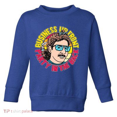 Business Up Front Party In The Back Toddler Sweatshirt