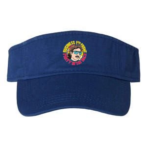 Business Up Front Party In The Back Valucap Bio-Washed Visor