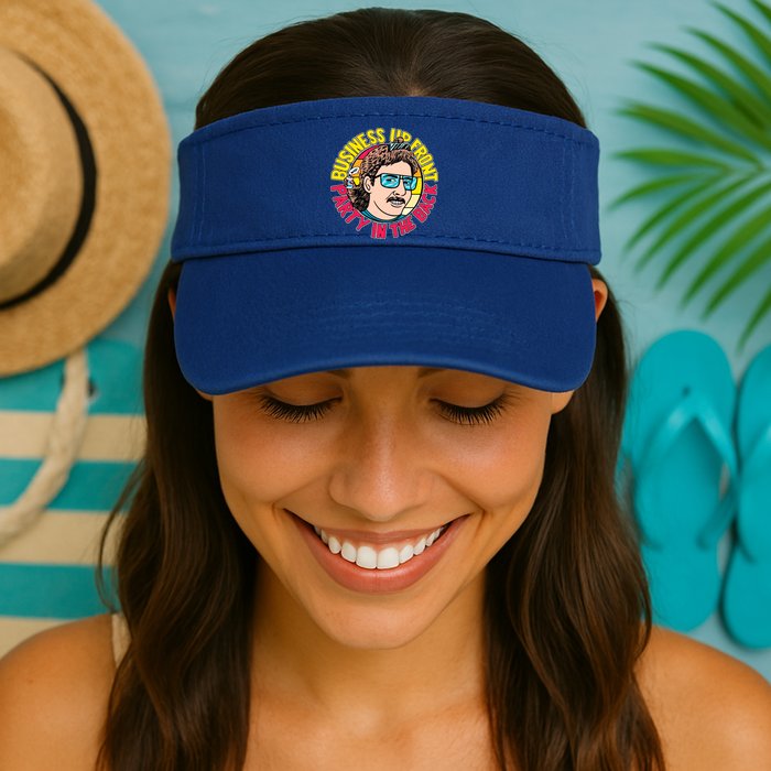 Business Up Front Party In The Back Visor