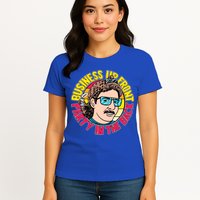 Business Up Front Party In The Back Womens T-Shirt
