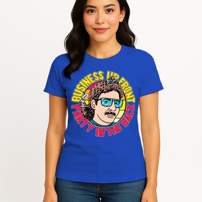 Business Up Front Party In The Back Womens T-Shirt
