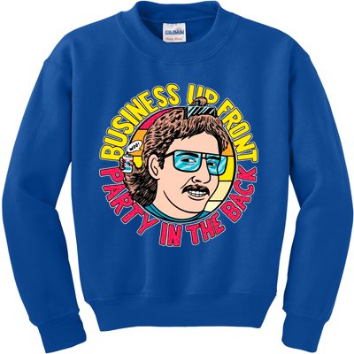 Business Up Front Party In The Back Kids Sweatshirt