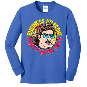 Business Up Front Party In The Back Kids Long Sleeve Shirt