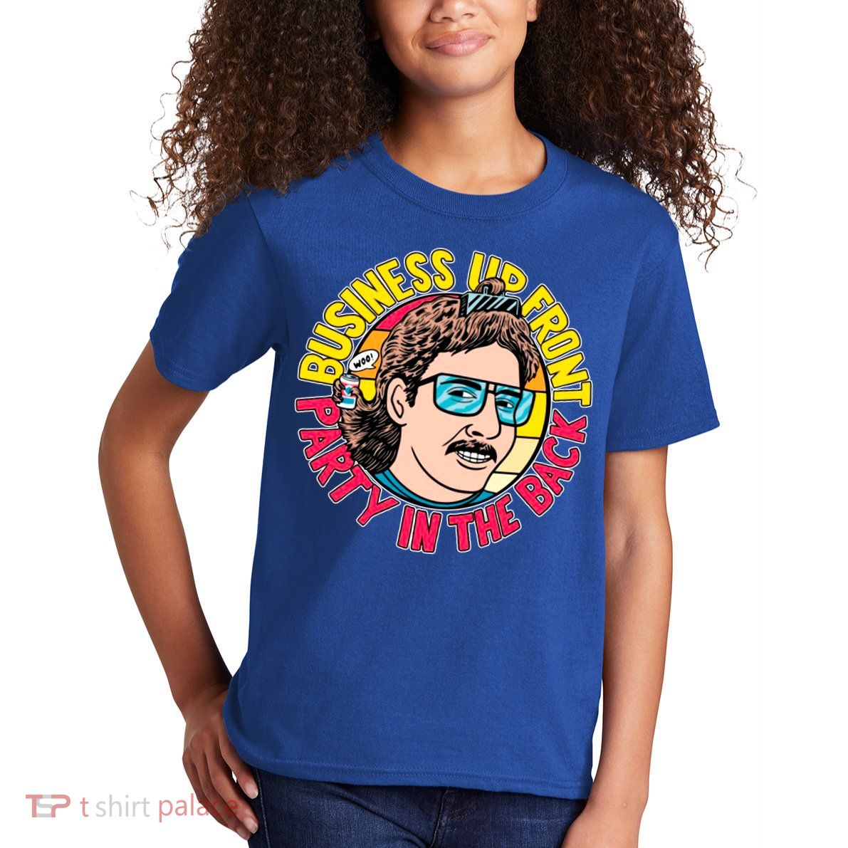 Business Up Front Party In The Back Kids T-Shirt