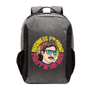 Business Up Front Party In The Back Vector Backpack