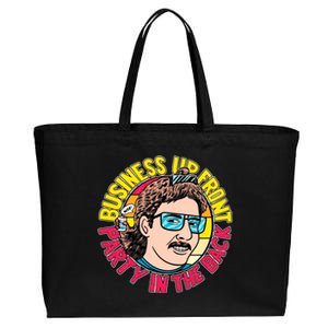 Business Up Front Party In The Back Cotton Canvas Jumbo Tote