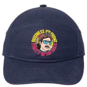 Business Up Front Party In The Back 7-Panel Snapback Hat