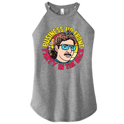 Business Up Front Party In The Back Women’s Perfect Tri Rocker Tank