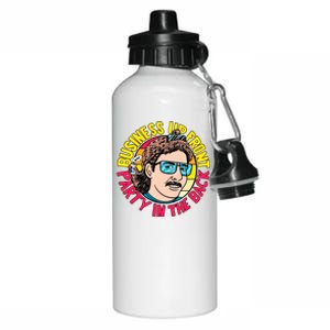 Business Up Front Party In The Back Aluminum Water Bottle