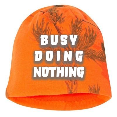 Busy Doing Nothing Kati - Camo Knit Beanie