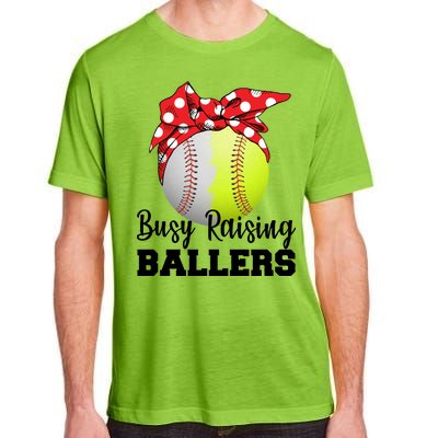 Busy Raising Ballers Adult ChromaSoft Performance T-Shirt