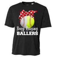 Busy Raising Ballers Cooling Performance Crew T-Shirt