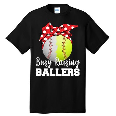 Busy Raising Ballers Tall T-Shirt