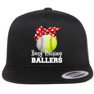 Busy Raising Ballers Flatbill Hat