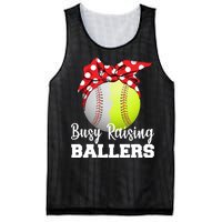 Busy Raising Ballers Mesh Reversible Basketball Jersey Tank